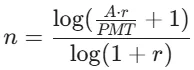 Future value formula for a periodic contribution plan.