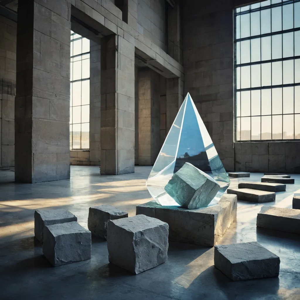 Polished stone and glass forming a stable foundation — a visual frame for the discipline that infrastructure investing demands.