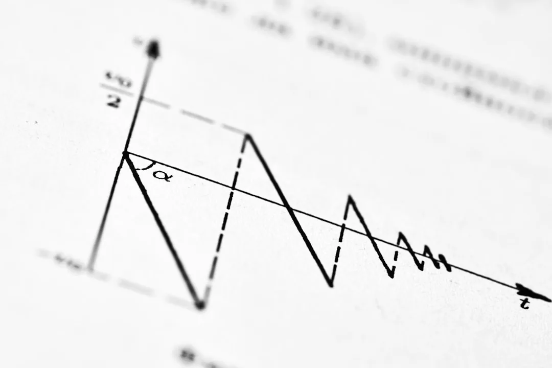 Conceptual illustration of a time-series trend-following signal switching a portfolio between risk-on and risk-off states