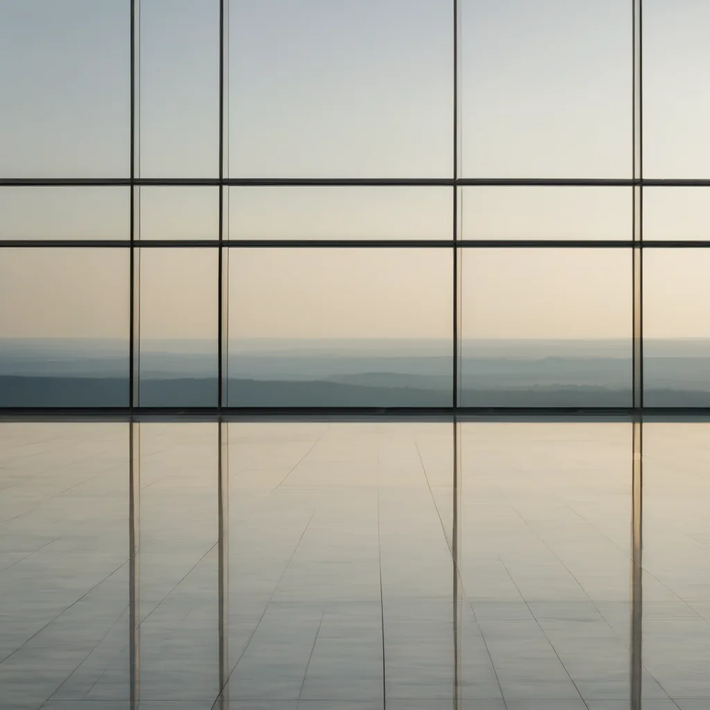 A wide horizon viewed from a minimalist room, representing a long-term thirty-year investment perspective.